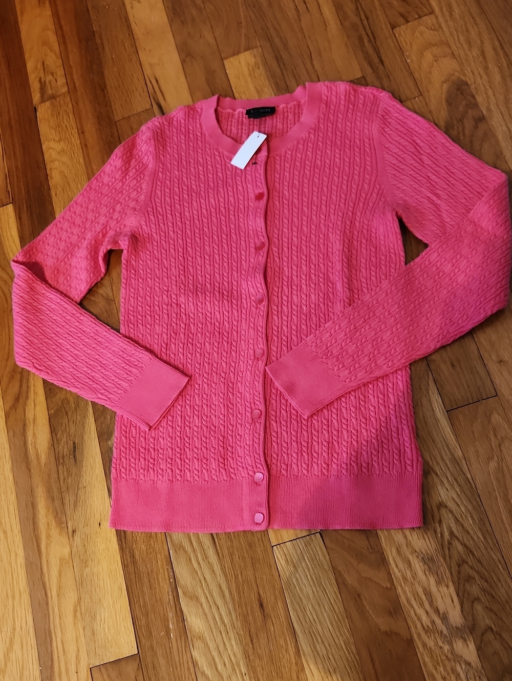 Talbots 100% Cotton Classic Cardigan Sweater NWT - Picture 11 of 11